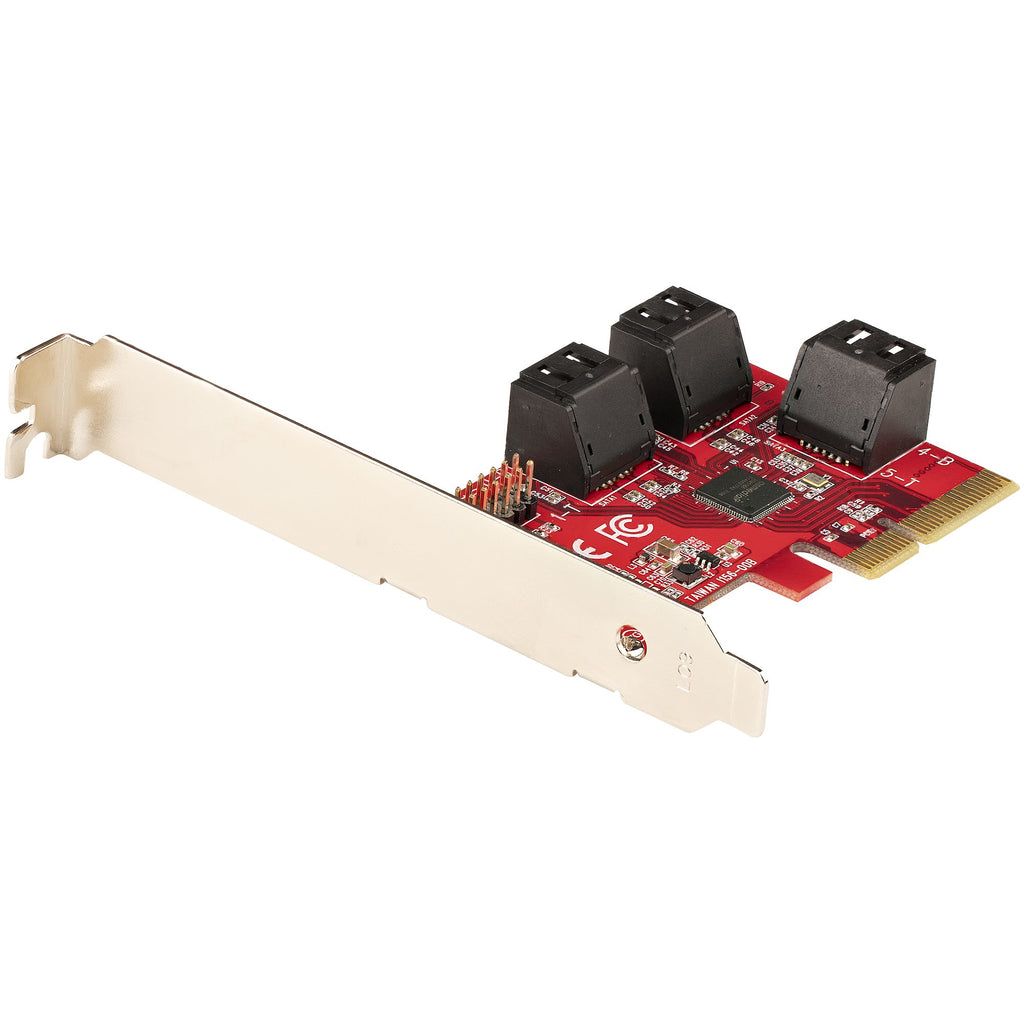 StarTech.com Carte Contrôleur PCIe SATA 6 ports 6Gbps ASM1166 Non-Raid PCI Express 3.0