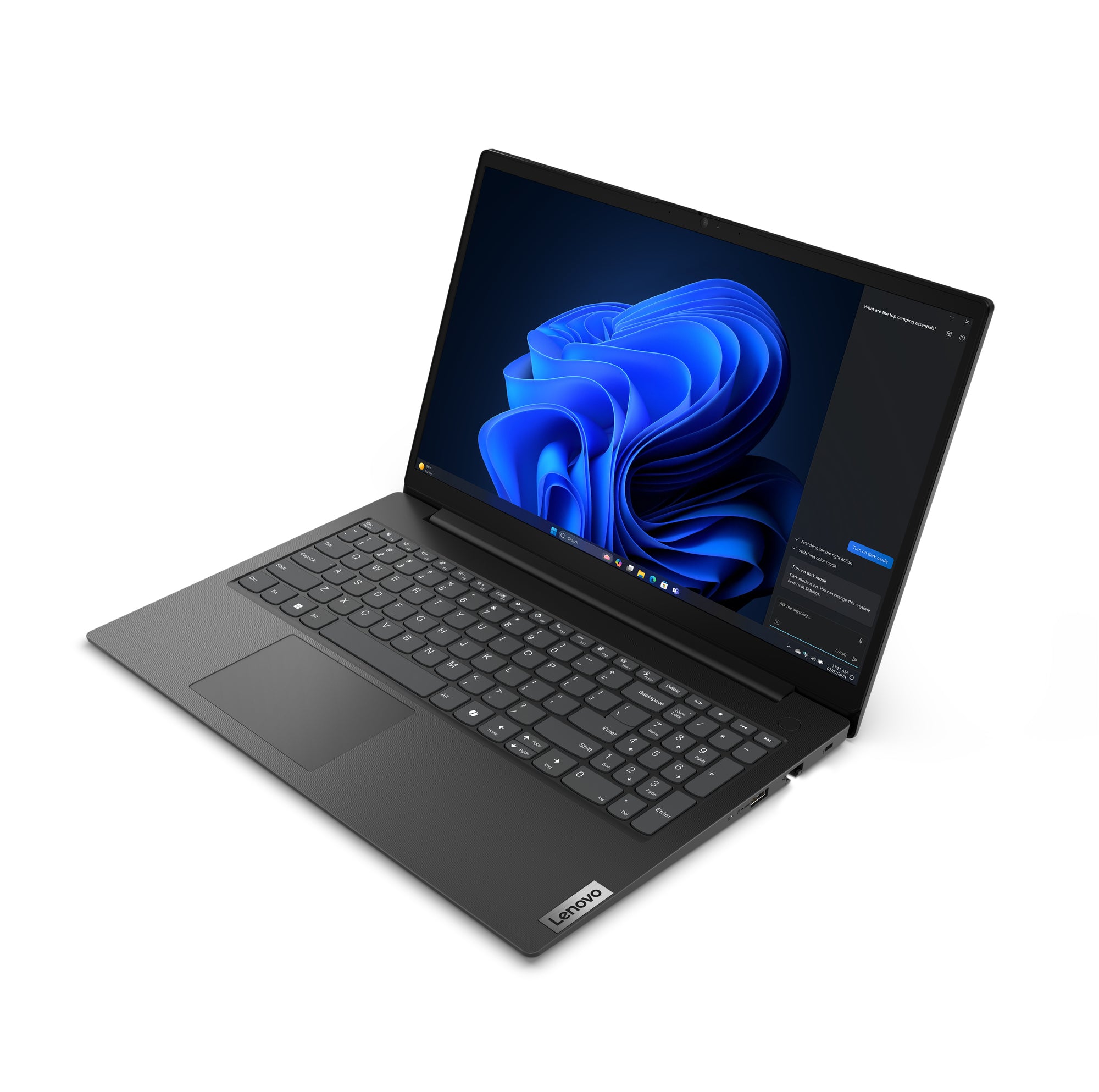 Lenovo V15 G5 IRL Intel® Core™ i5 i5-13420H Ordinateur portable 39,6 cm (15.6") Full HD 16 Go DDR5-SDRAM 1 To SSD Wi-Fi 6 (802.11ax) Allemand Noir