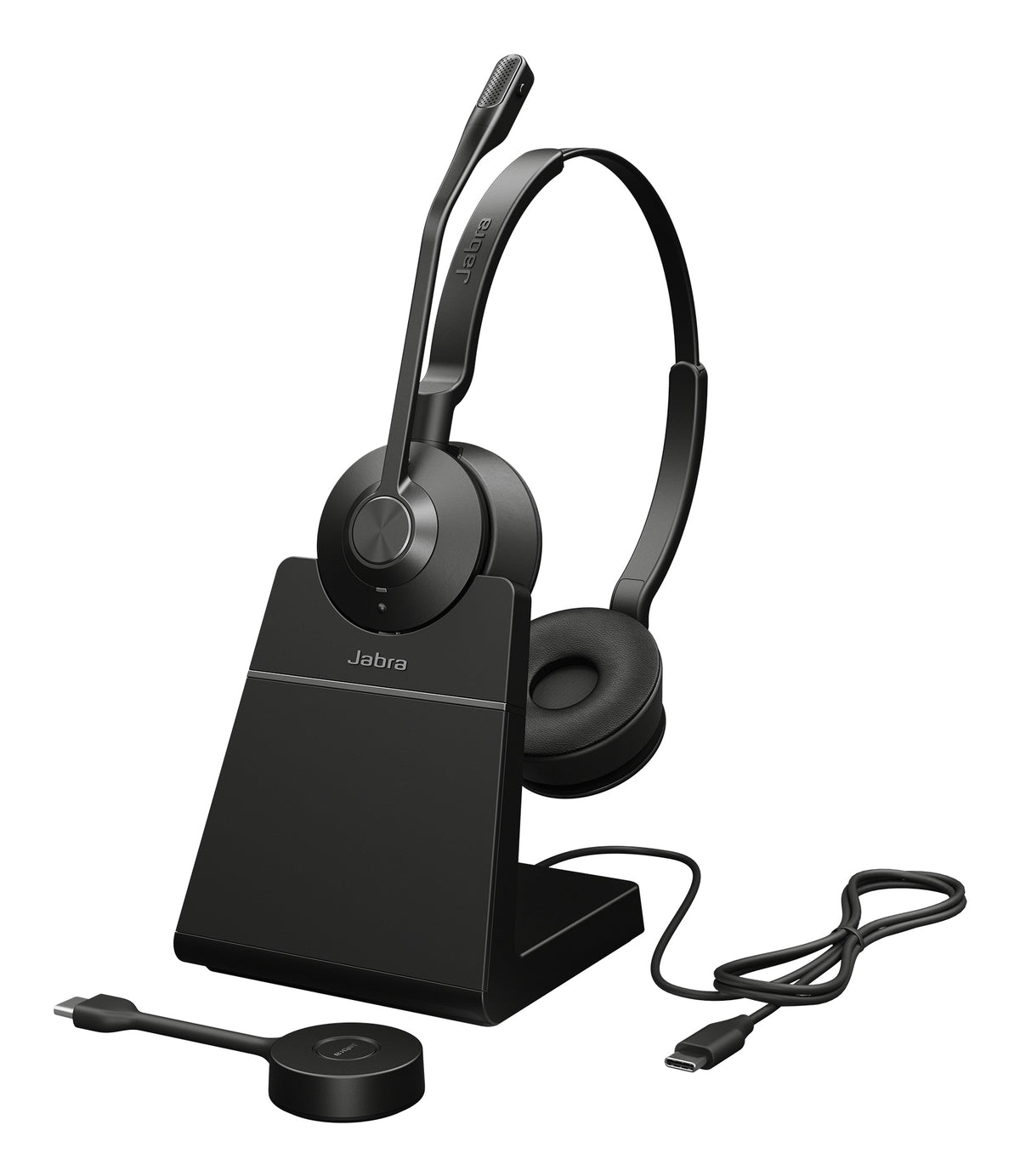 Jabra Engage 55 SE Casque Sans Fil pour Bureau et Centre d'Appels, Noir