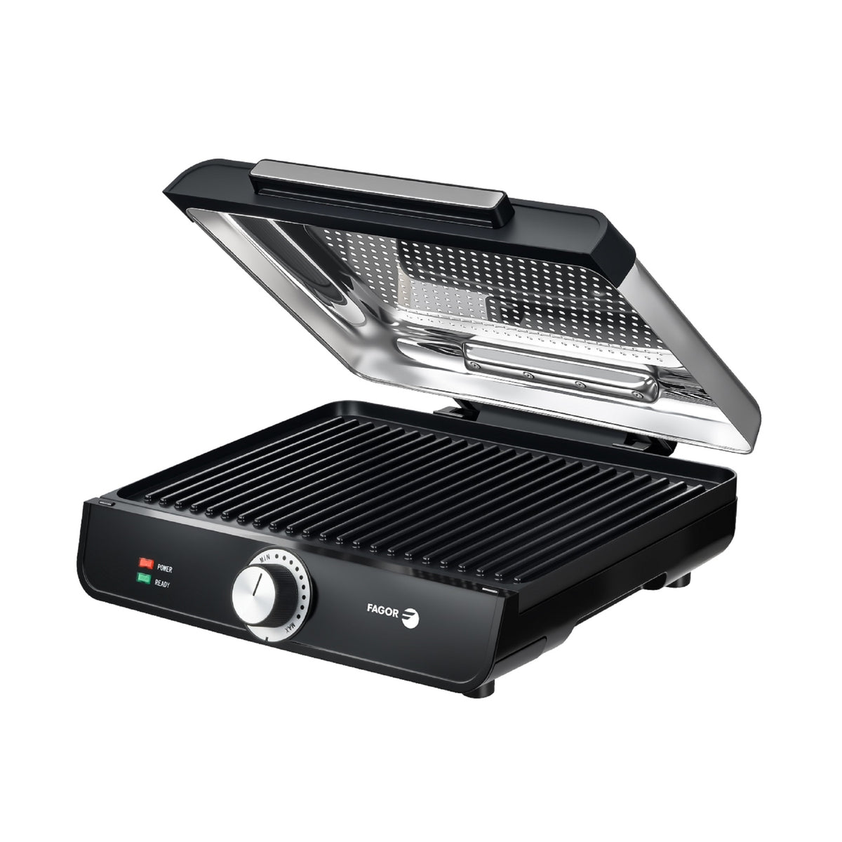 Fagor Plancha grill avec couvercle inox - FG1007CR