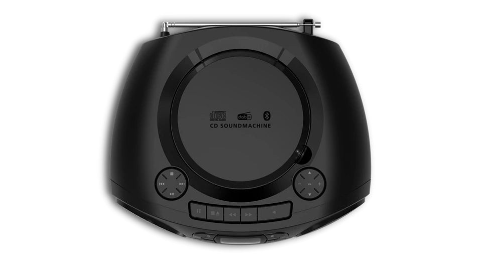 Philips TAZ2500/10 Lecteur de CD Portable, Noir