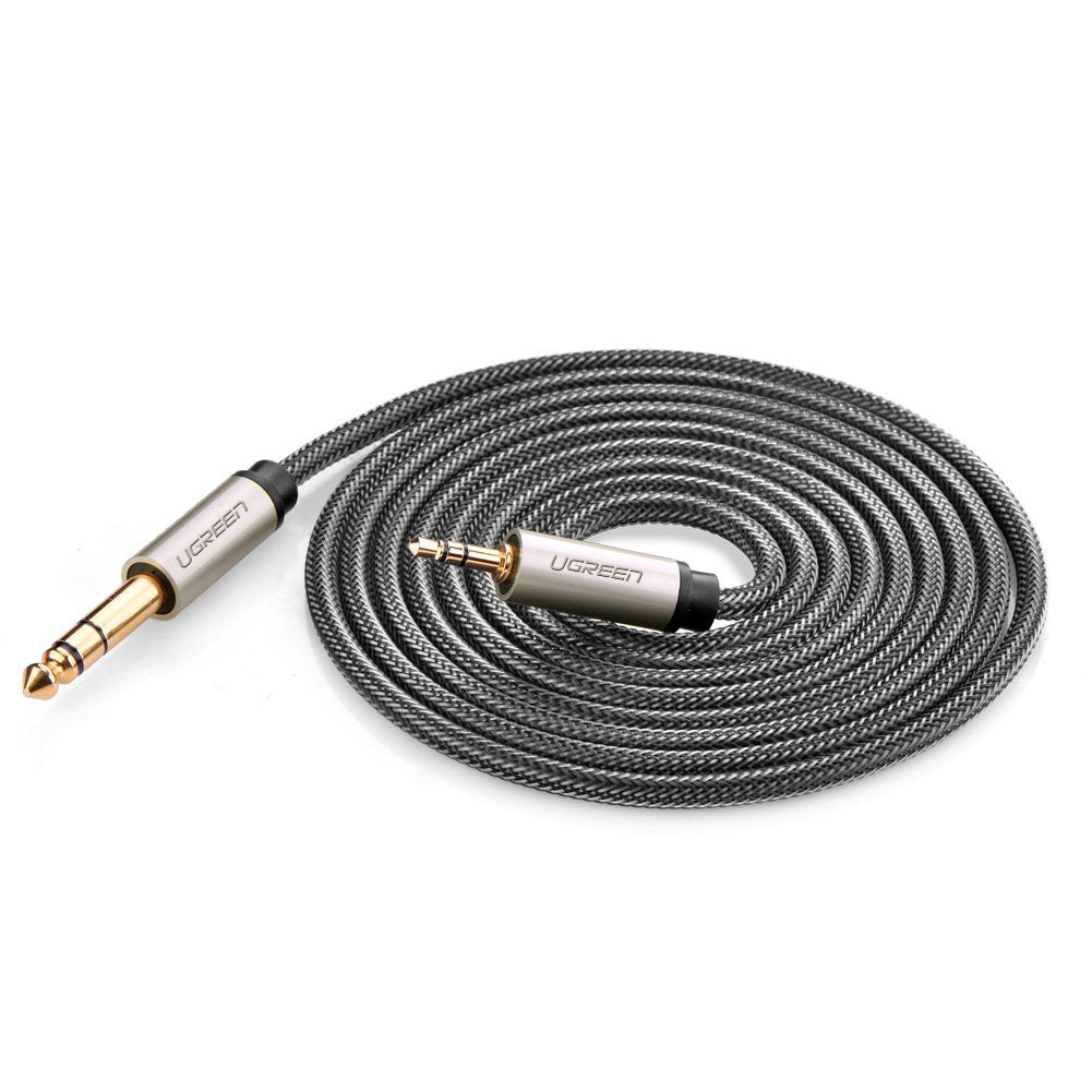Ugreen 10625 câble audio 1 m 2 x 6,35 mm 3,5mm Noir