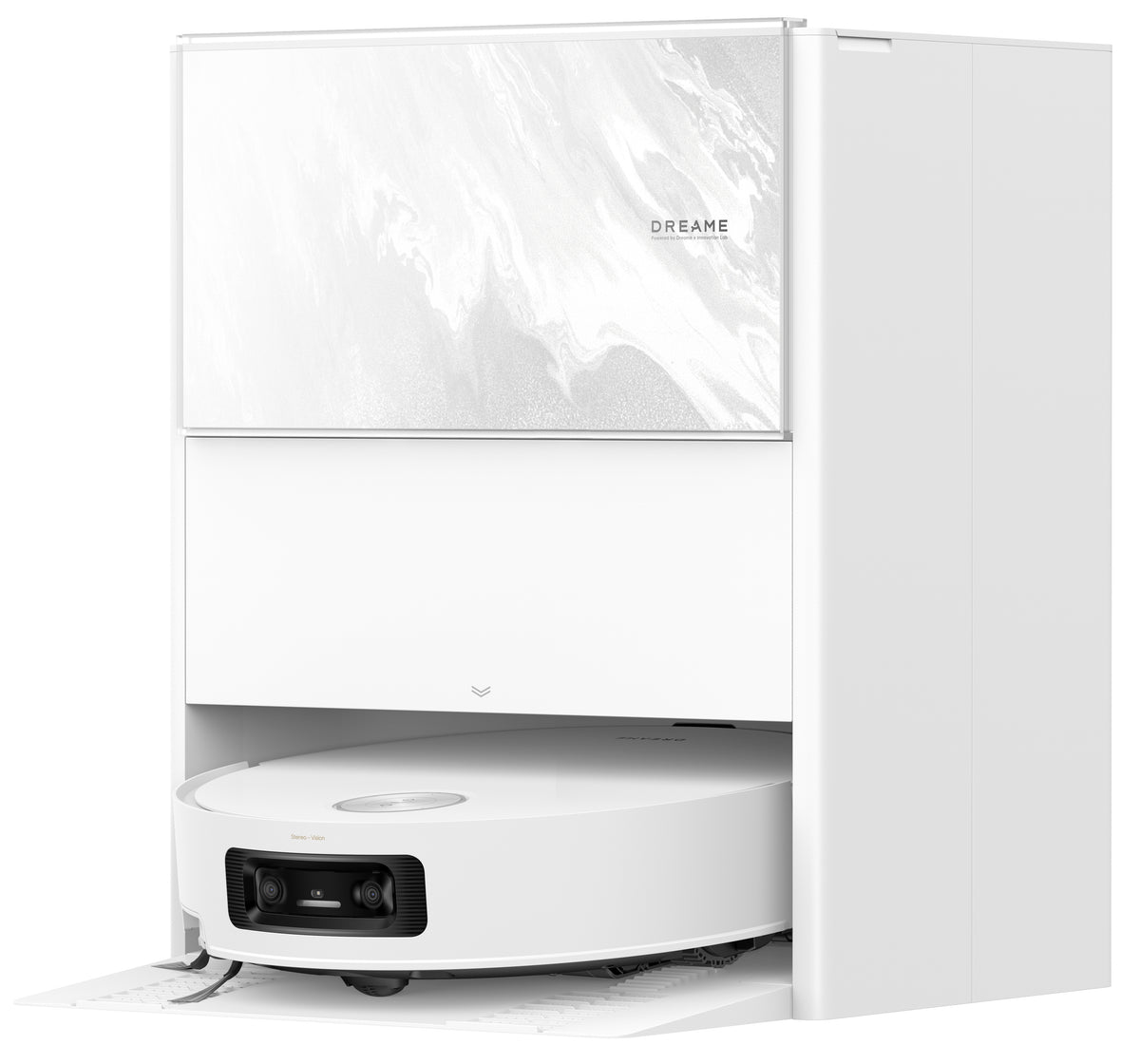 Dreame Aqua10 Ultra Track Complete, Aspirateur Robot Laveur, Blanc