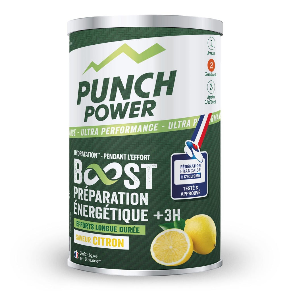 Punch Power Boisson Energétique Boost +3h Saveur Citron