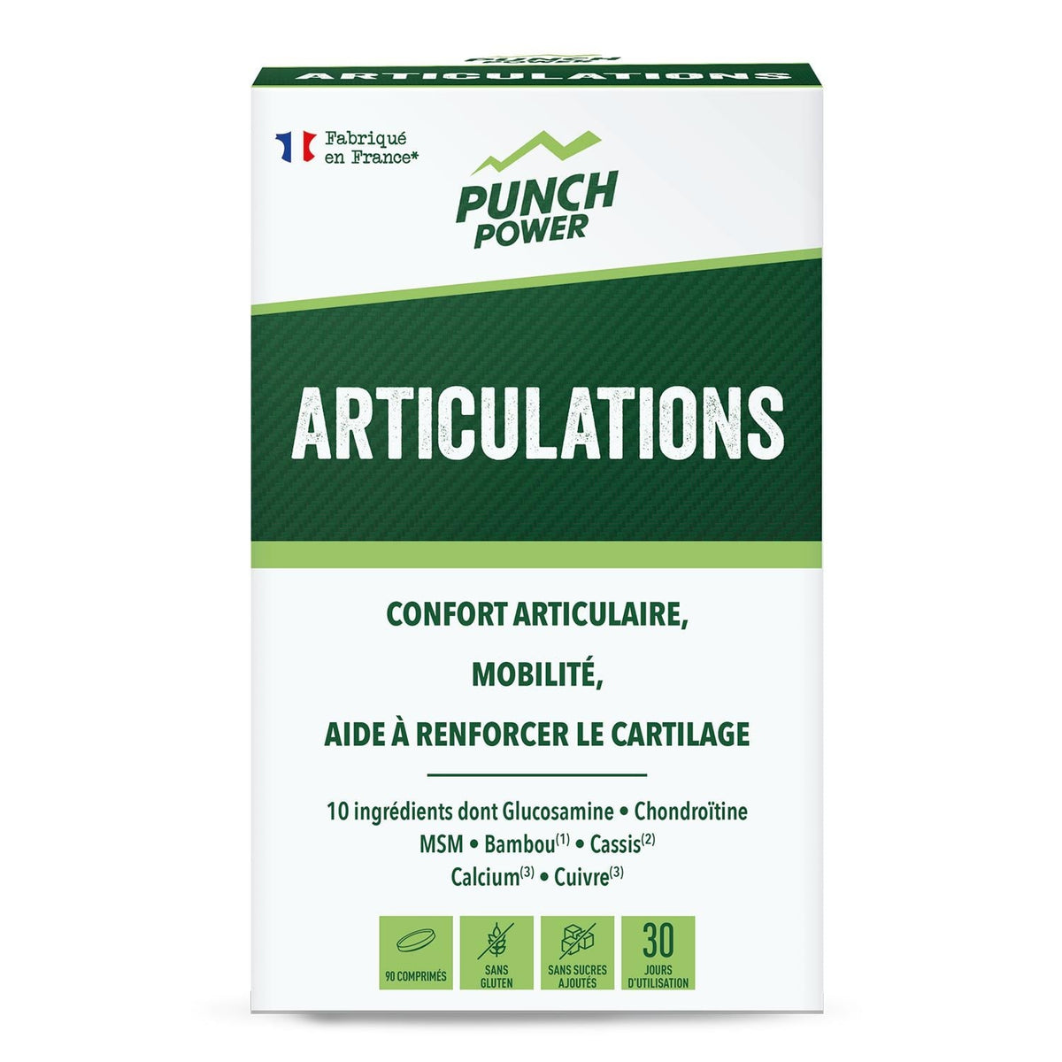 Punch Power Complément Alimentaire Articulaire - 1 mois - 90 comprimés