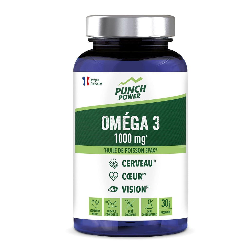 Punch Power Complément Alimentaire Oméga 3 1000mg
