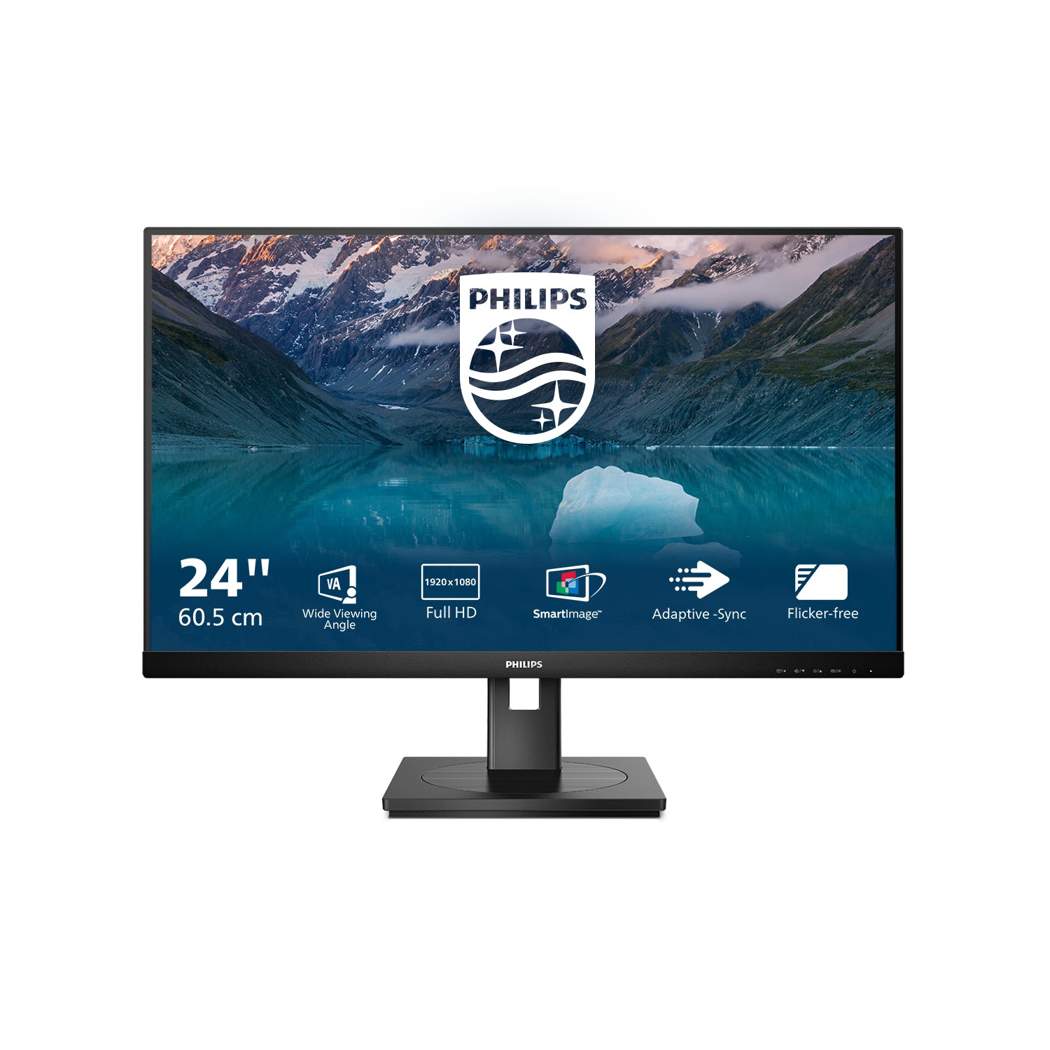 Philips S Line 242S9JML/00 écran plat de PC 60,5 cm (23.8") 1920 x 1080 pixels Full HD LCD Noir
