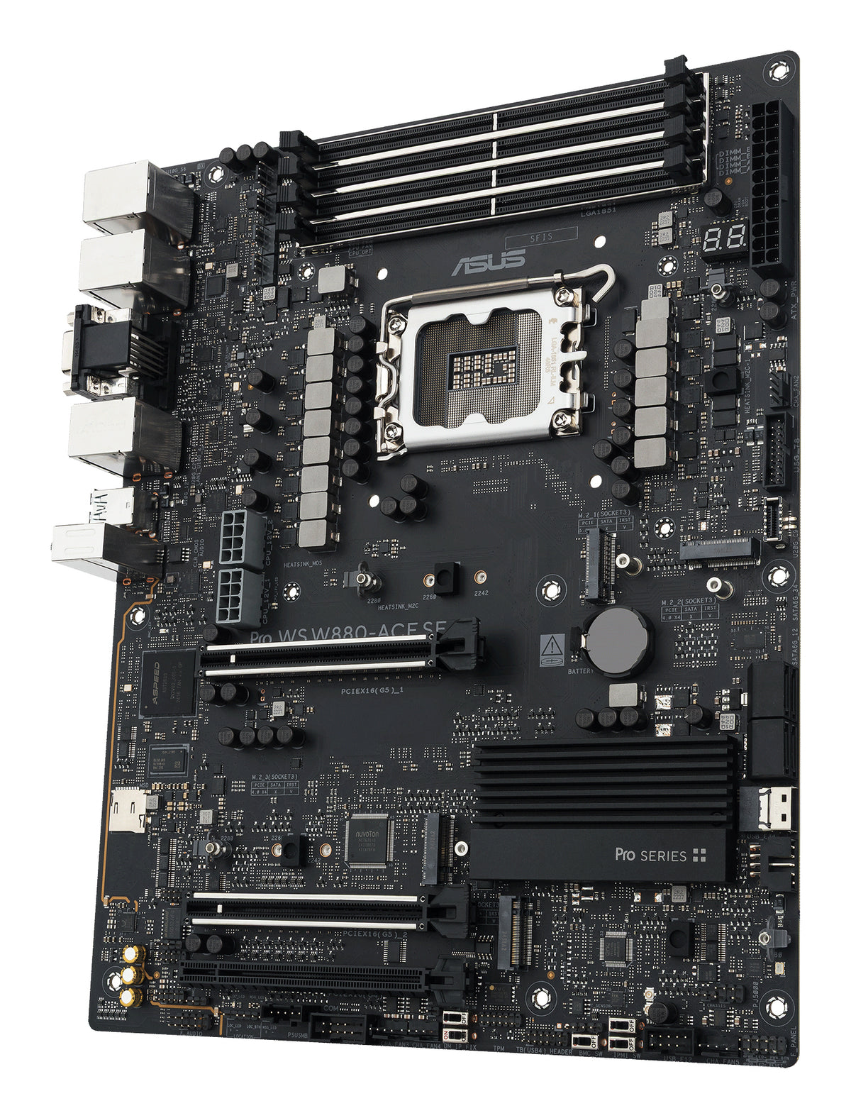 ASUS PRO WS W880-ACE SE Intel W880 LGA 1851 (Socket V1) ATX