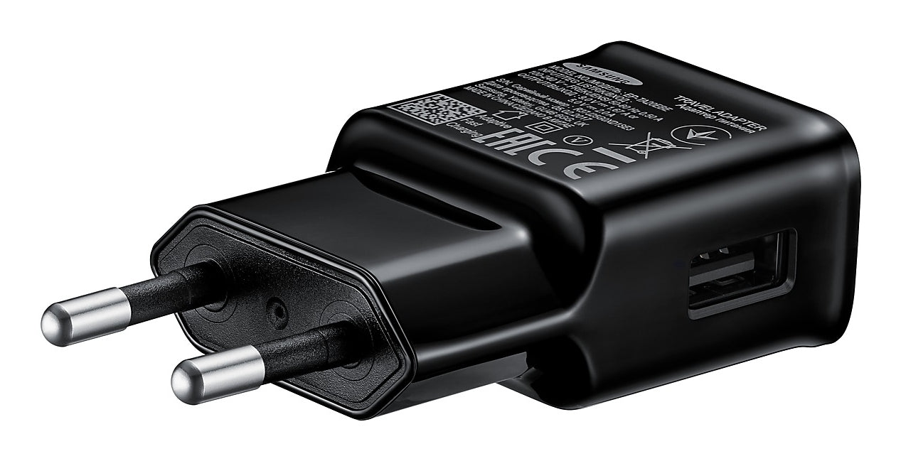 Samsung Samsung EP-TA20 Universel Noir Secteur Charge rapide Intérieure, Extérieure