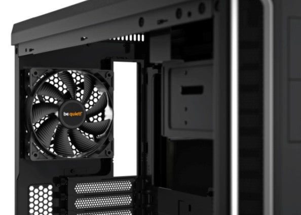 be quiet! Pure Base 600 Argent | Boîtier PC, Mini ITX / Micro ATX / ATX,1 ventilateur Pure Wings 2 120 mm, 1 ventilateur Pure Wings 2 140 mm