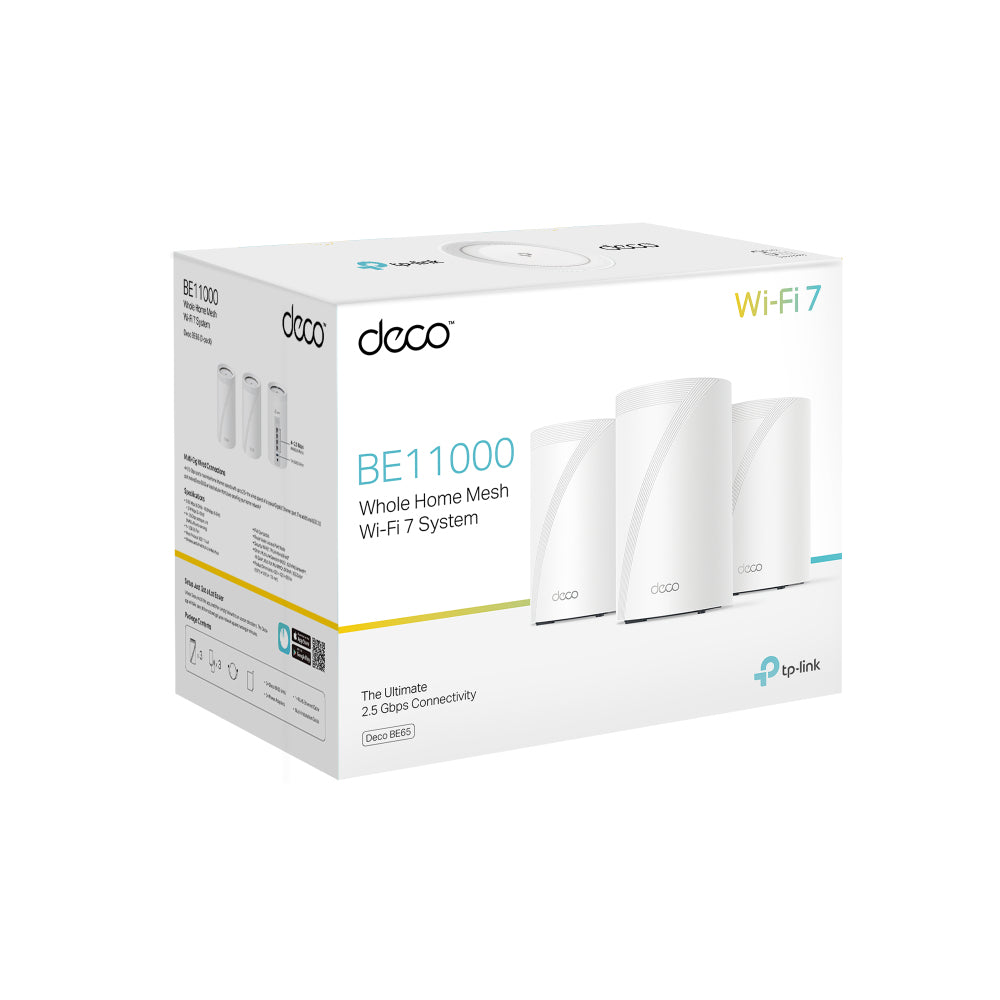 TP-Link BE9300 Tri-bande (2,4 GHz / 5 GHz / 6 GHz) Wi-Fi 7 (802.11be) Blanc 4 Interne - vue 4