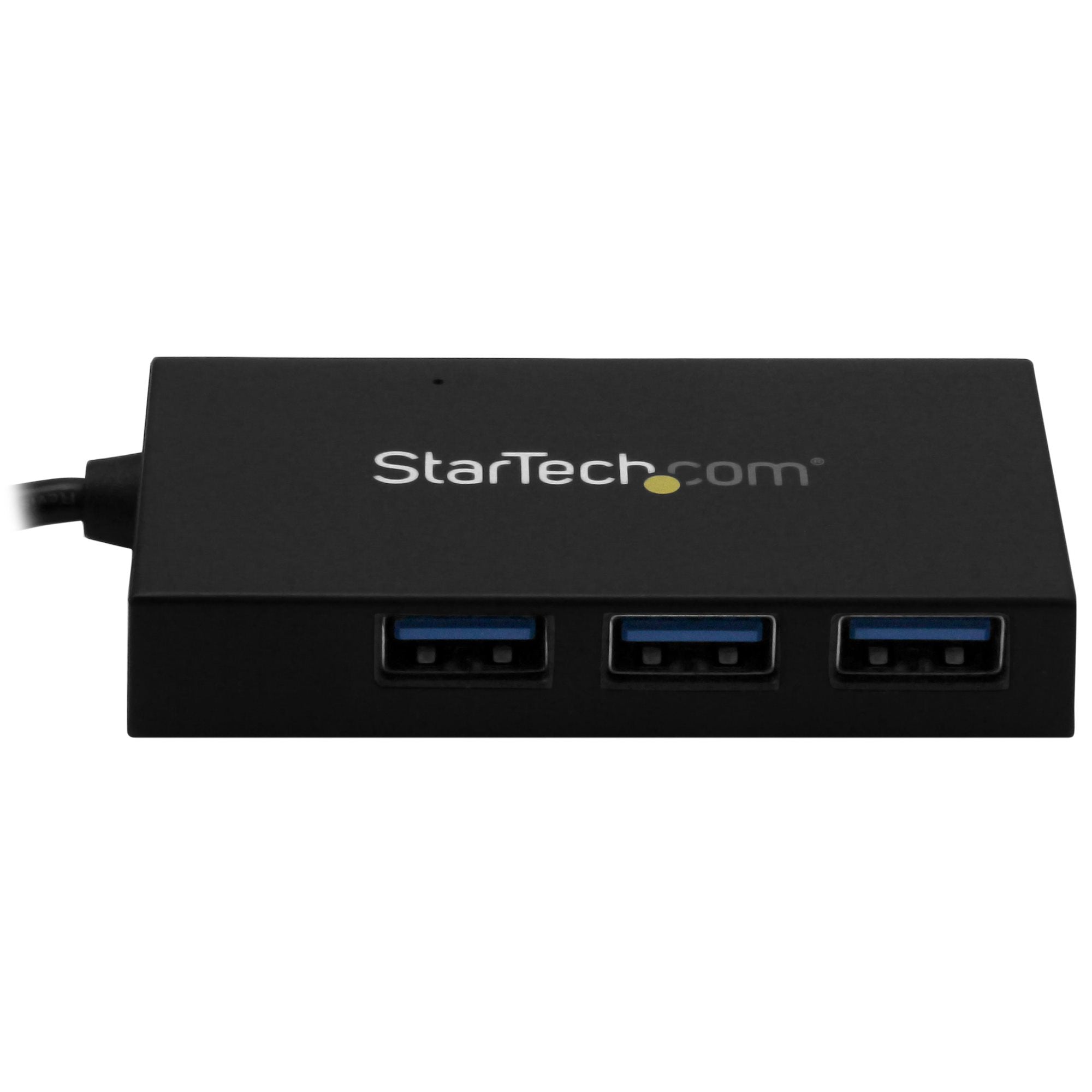 StarTech.com Hub USB 3.0 4 Ports - Hub USB Type-A avec 1x USB-C et 3x USB-A SuperSpeed - Alimentation par Bus USB - Hub Adaptateur USB 3.2 Gen 1 (5Gbps) - Hub USB Portable