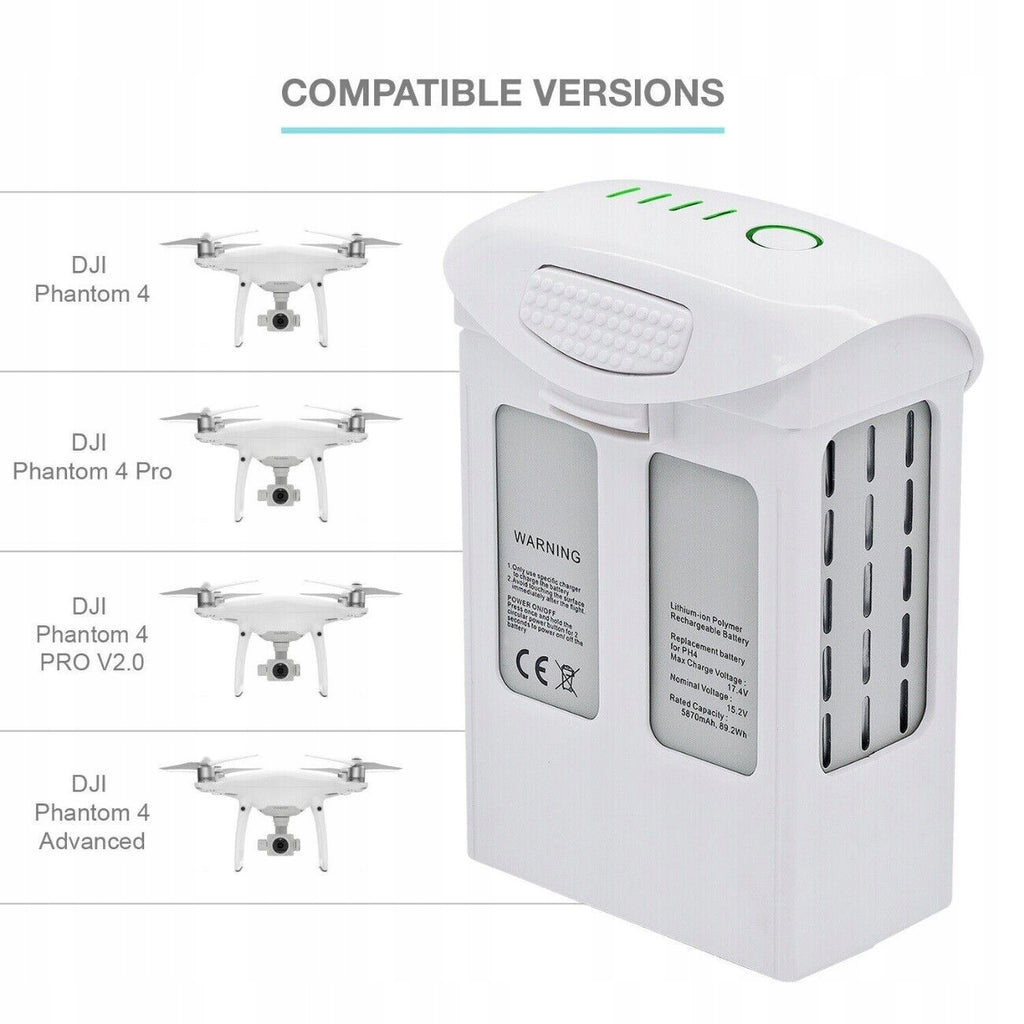 Bateria Akumulator do DJI Phantom 4 Pro - powiększona pojemność 5870 mAh