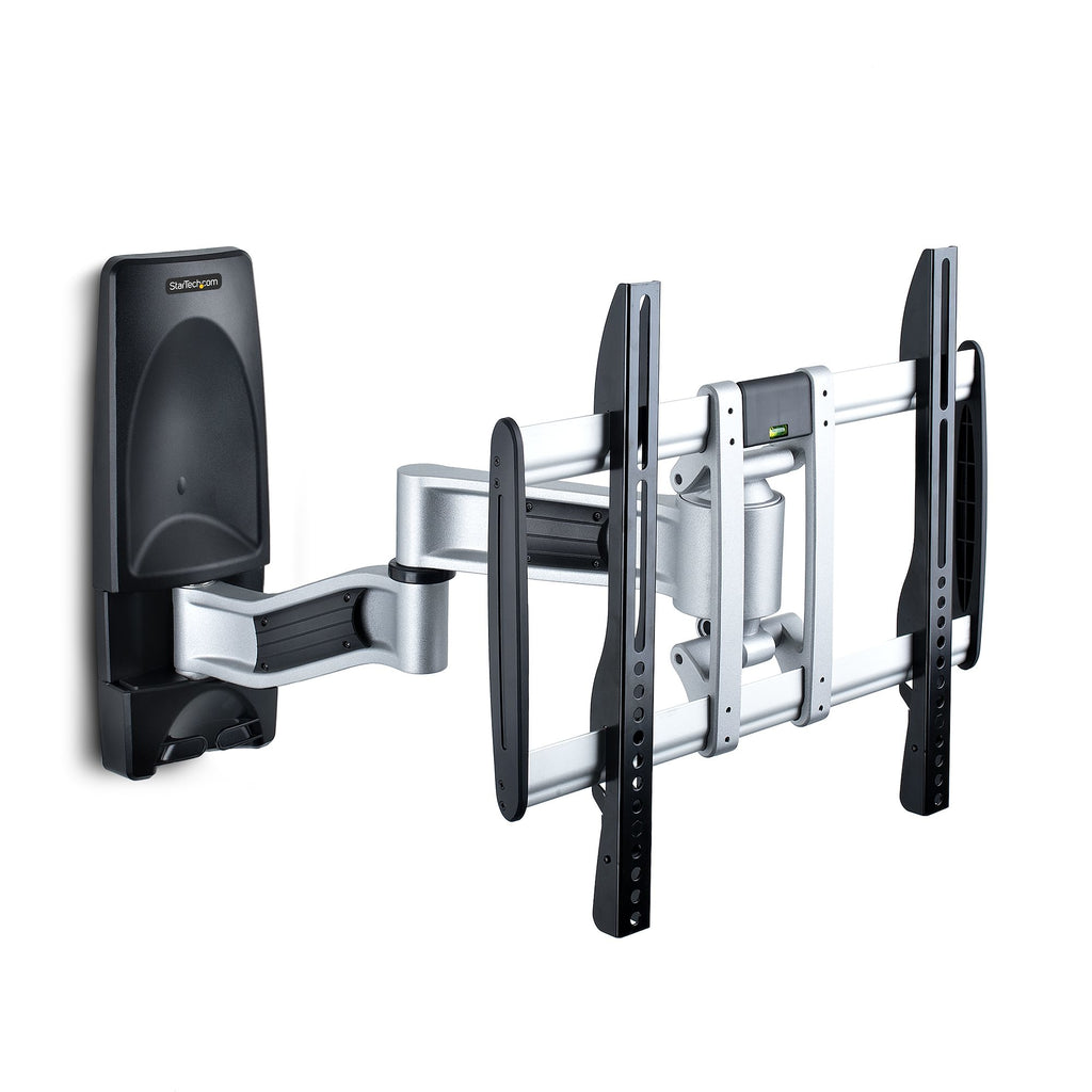StarTech.com Support Mural TV Articulé - Support Mural VESA, Supporte les Téléviseurs de 26 à 65 pouces et 45kg - Accroche TV Murale Rétractable à Profil Bas - Fixation Murale TV d'Angle Ajustable - Support Télé Articulé