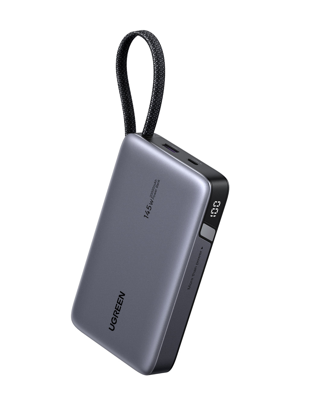 Ugreen Nexode Powerbank 20000mAh 145Watt 1xUSB-A 2.0 1xUSB-C Grå