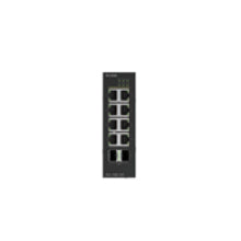 D-Link DIS-100G-10P commutateur réseau Non-géré L2 Gigabit Ethernet (10/100/1000) Connexion Ethernet, supportant l'alimentation via ce port (PoE) DIN rail Noir