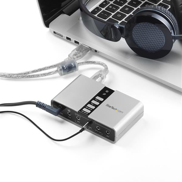 StarTech.com Adaptateur Carte Son USB vers Audio Stéréo - Audio Numérique SPDIF