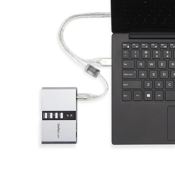 StarTech.com Adaptateur Carte Son USB vers Audio Stéréo - Audio Numérique SPDIF