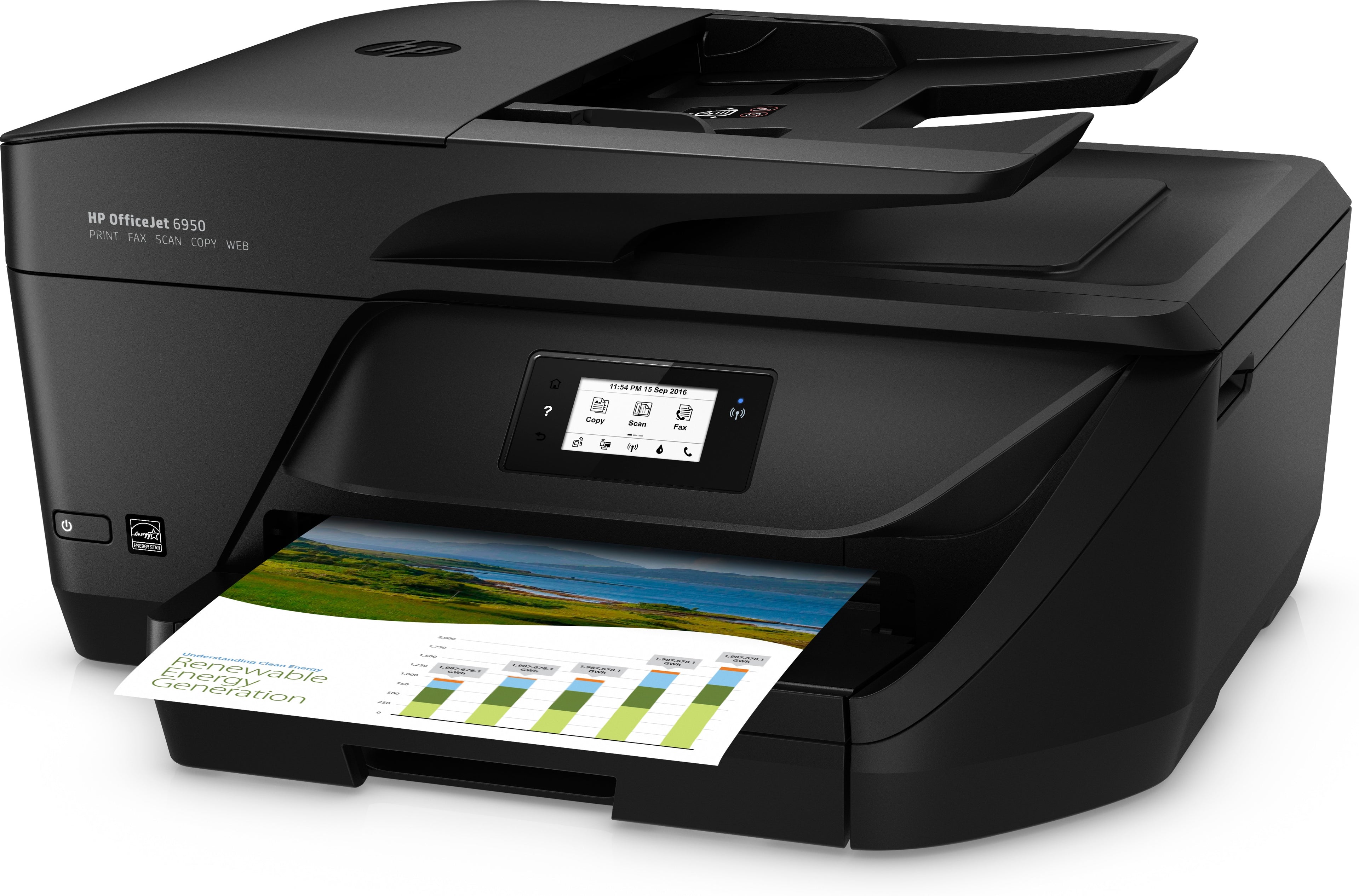 HP OfficeJet 6950 A jet d'encre thermique A4 4800 x 1200 DPI 16 ppm Wifi