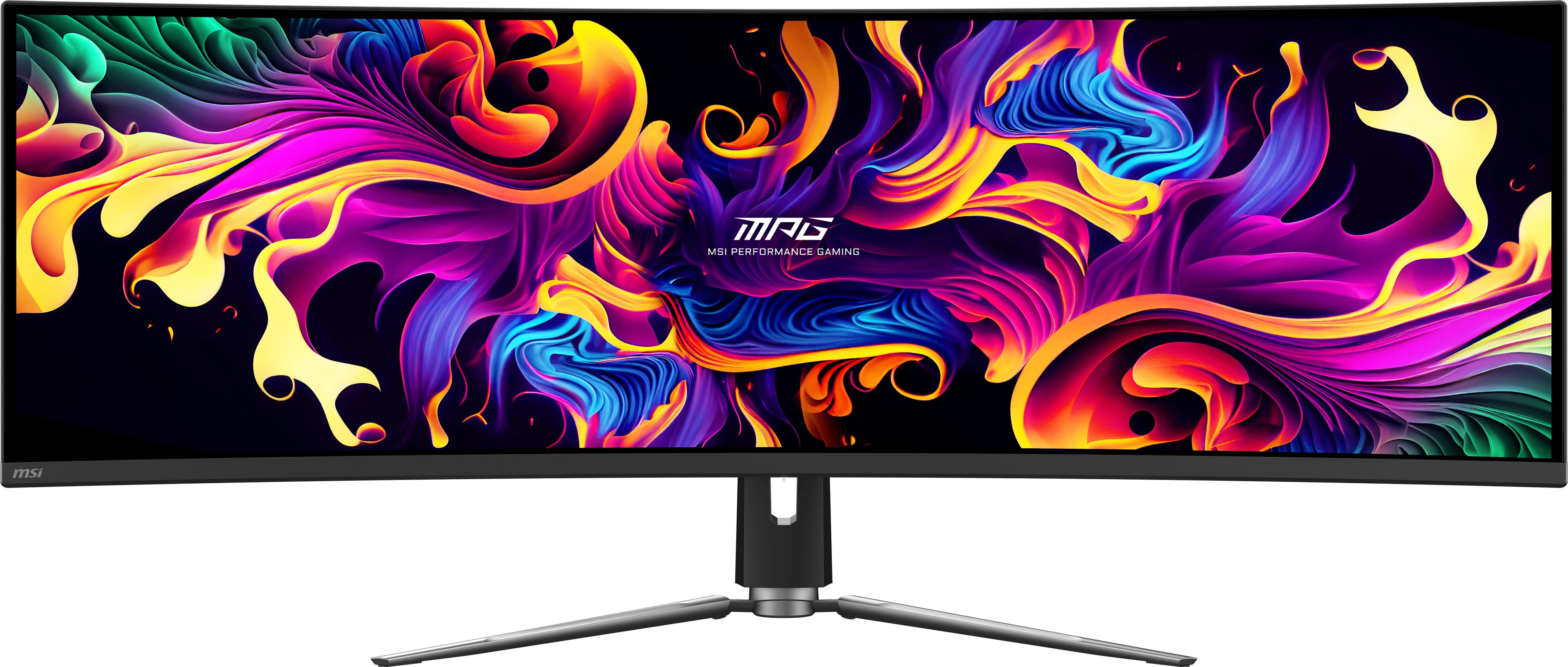 MSI MPG 491CQPX QD-OLED écran plat de PC 124,5 cm (49") 5120 x 1440 pixels Dual QHD Noir