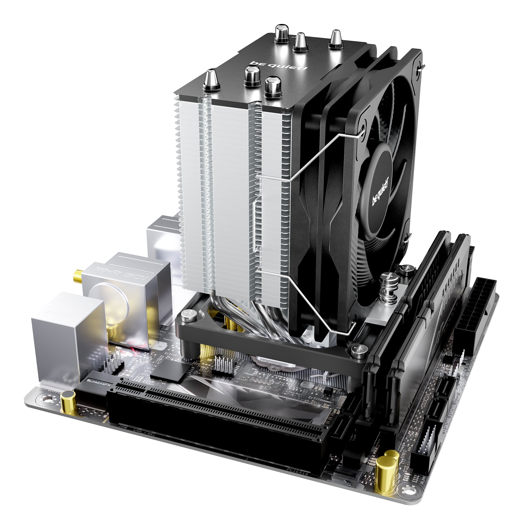 be quiet! Pure Rock Slim 3 | Ventirad compact mono tour, socket Intel et AMD