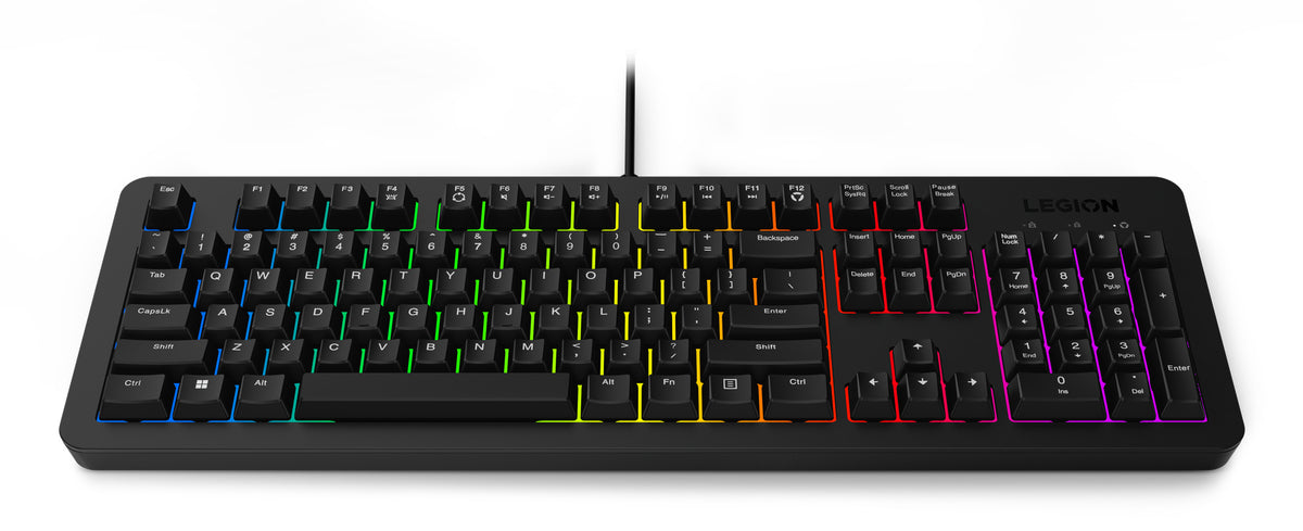 Lenovo Legion K310 RGB Tastatur Membran 5 zone RGB Kablet Amk. engelsk - vue 2