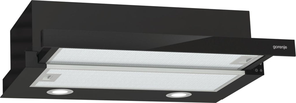 Gorenje TH62E4BG Semi-intégrée (semi-encastrée) Noir 450 m³/h