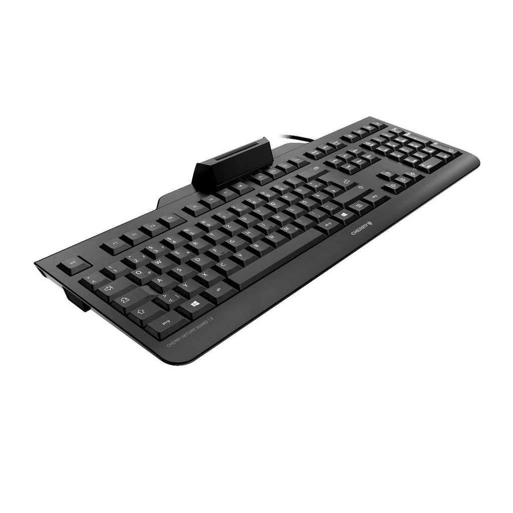 CHERRY SECURE BOARD 1.0 clavier Bureau USB QWERTY Nordique Noir - vue 2