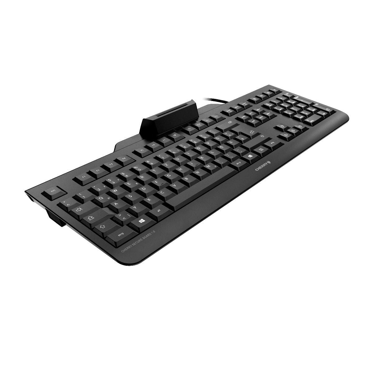 CHERRY SECURE BOARD 1.0 clavier Bureau USB QWERTY Nordique Noir - vue 2