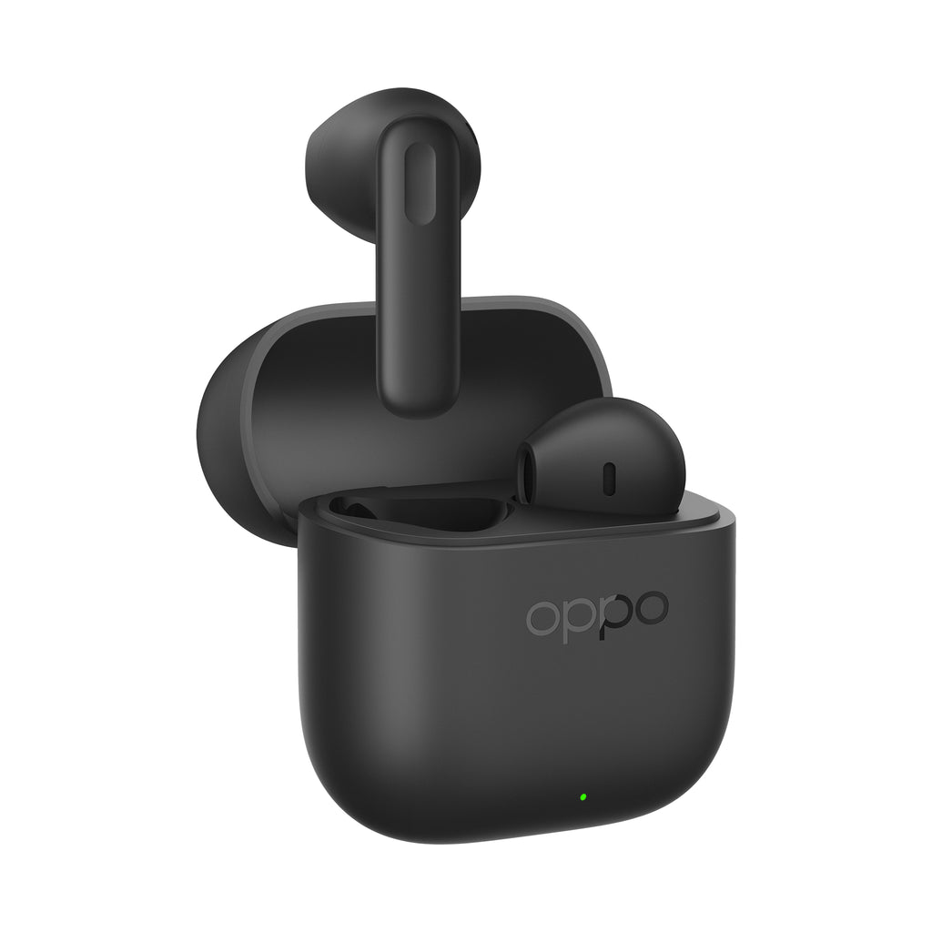 OPPO Enco Buds3 Écouteurs True Wireless, 42h d'autonomie, Pilote Dynamique de 12,4 mm, BT 5,4, Commandes tactiles, Annulation du Bruit Passif, Android et iOS, IP55, [Version Italienne], Noir