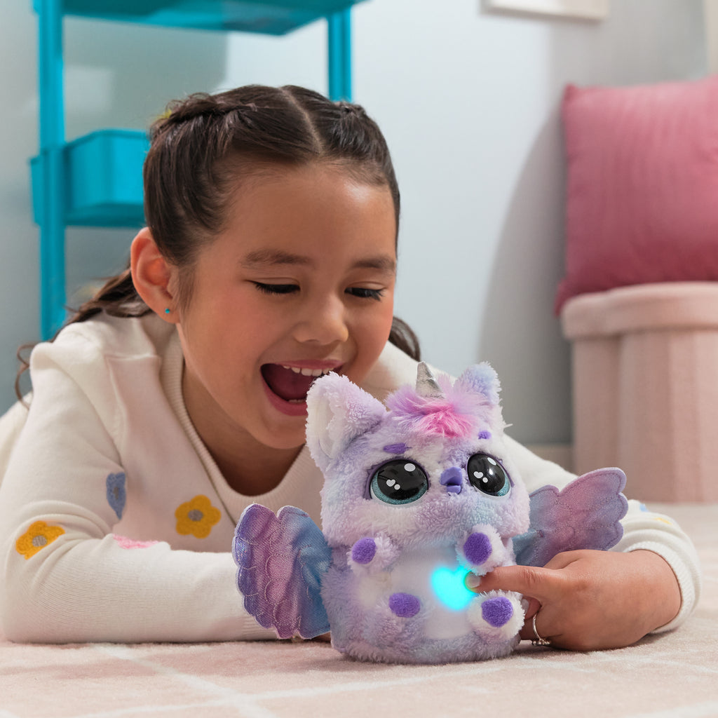 Hatchimals Pufficorn Alive Eclosion Secrete
