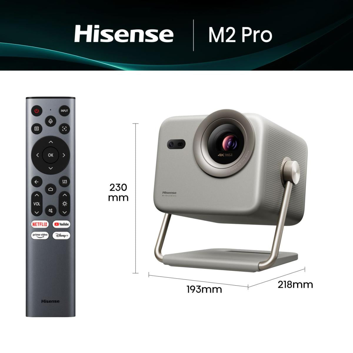 Hisense M2 Pro UHD 4K (3840x2160) Compatibilité 3D Gris - vue 2