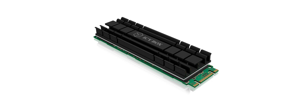 ICY BOX IB-M2HS-701 M.2 NVMe SSD Dissipateur thermique/Radiateur Noir 1 pièce(s) - vue 7