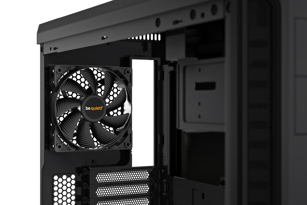 be quiet! Pure Base 600 Noir | Boîtier PC vitré, Mini ITX / Micro ATX / ATX,1 ventilateur Pure Wings 2 120 mm, 1 ventilateur Pure Wings 2 140 mm