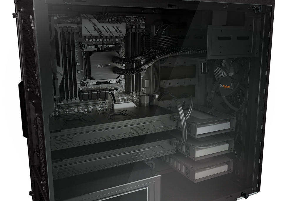 be quiet! Pure Base 600 Noir | Boîtier PC vitré, Mini ITX / Micro ATX / ATX,1 ventilateur Pure Wings 2 120 mm, 1 ventilateur Pure Wings 2 140 mm