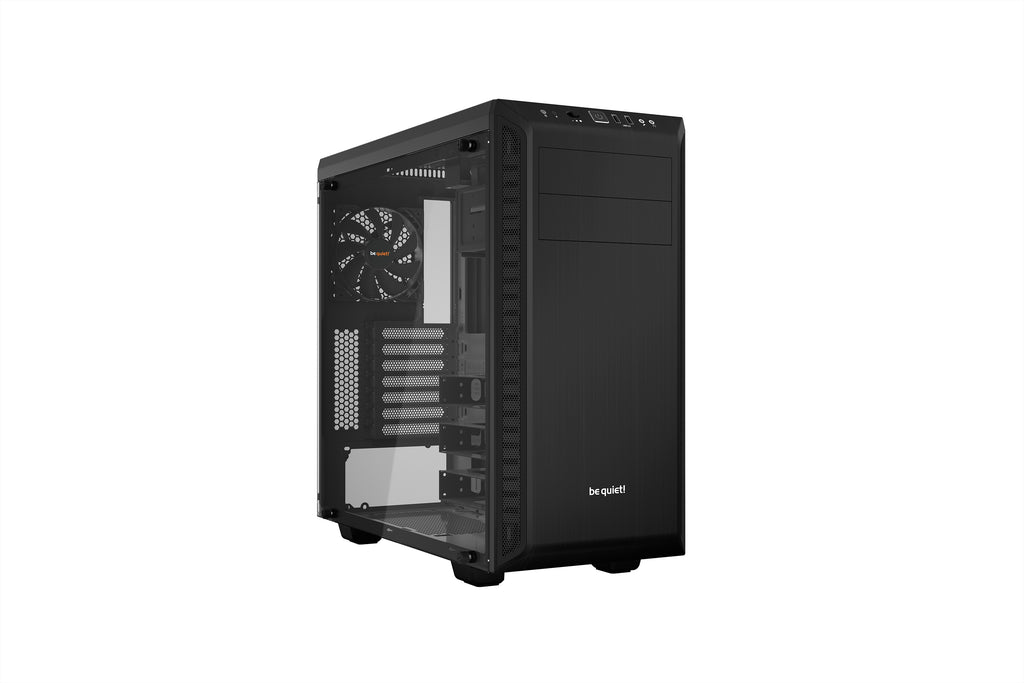 be quiet! Pure Base 600 Noir | Boîtier PC vitré, Mini ITX / Micro ATX / ATX,1 ventilateur Pure Wings 2 120 mm, 1 ventilateur Pure Wings 2 140 mm