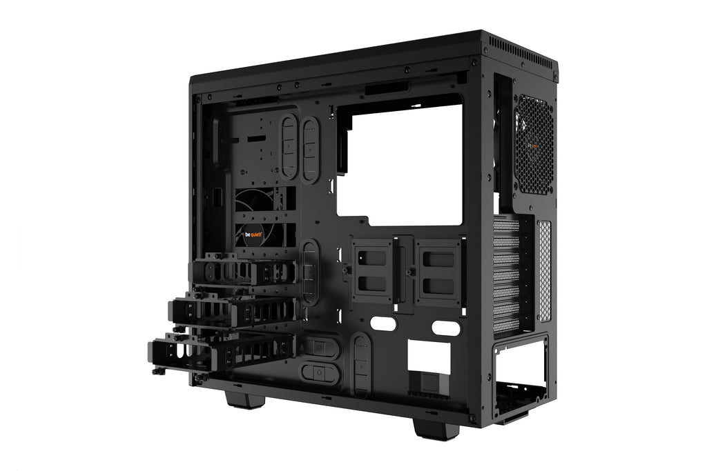 be quiet! Pure Base 600 Noir | Boîtier PC vitré, Mini ITX / Micro ATX / ATX,1 ventilateur Pure Wings 2 120 mm, 1 ventilateur Pure Wings 2 140 mm