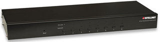 Intellinet Commutateur KVM 8 Ports pour Écran, Clavier et Souris, Noir