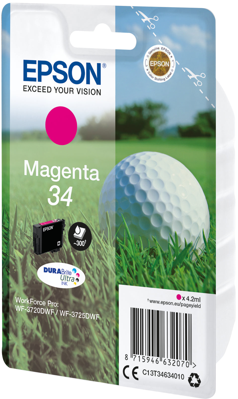 Epson Golf ball Encre magenta DURABrite Ultra Balle de golf 34