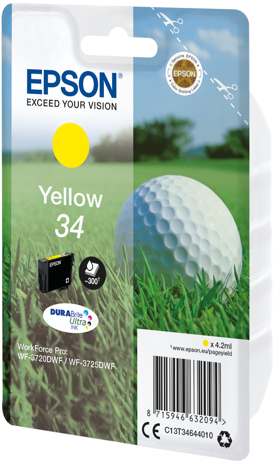 Epson Golf ball Encre jaune DURABrite Ultra Balle de golf 34