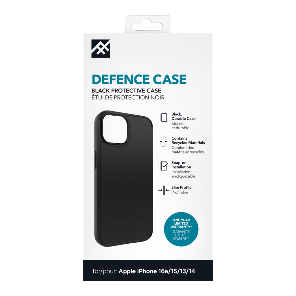 IFROGZ Defence coque de protection pour téléphones portables 15,5 cm (6.1") Housse Noir
