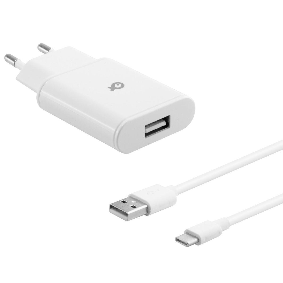 POSS Chargeur USB 2,4A + câble USB A/USB-C