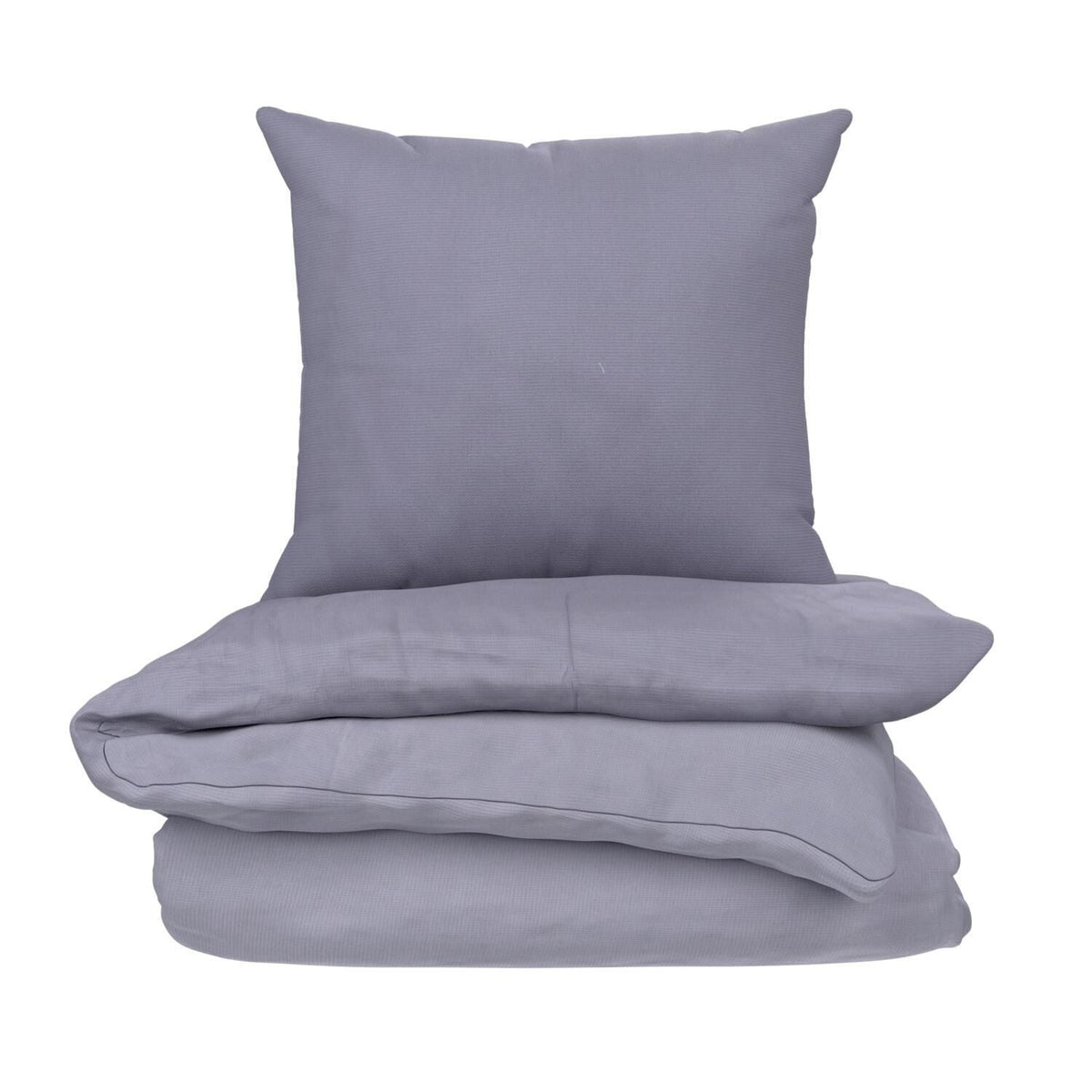 Tex Home Parure de lit 260x240 cm Violet 100% Coton Housse de Couette + 2 Taies d'Oreiller 65x65 cm