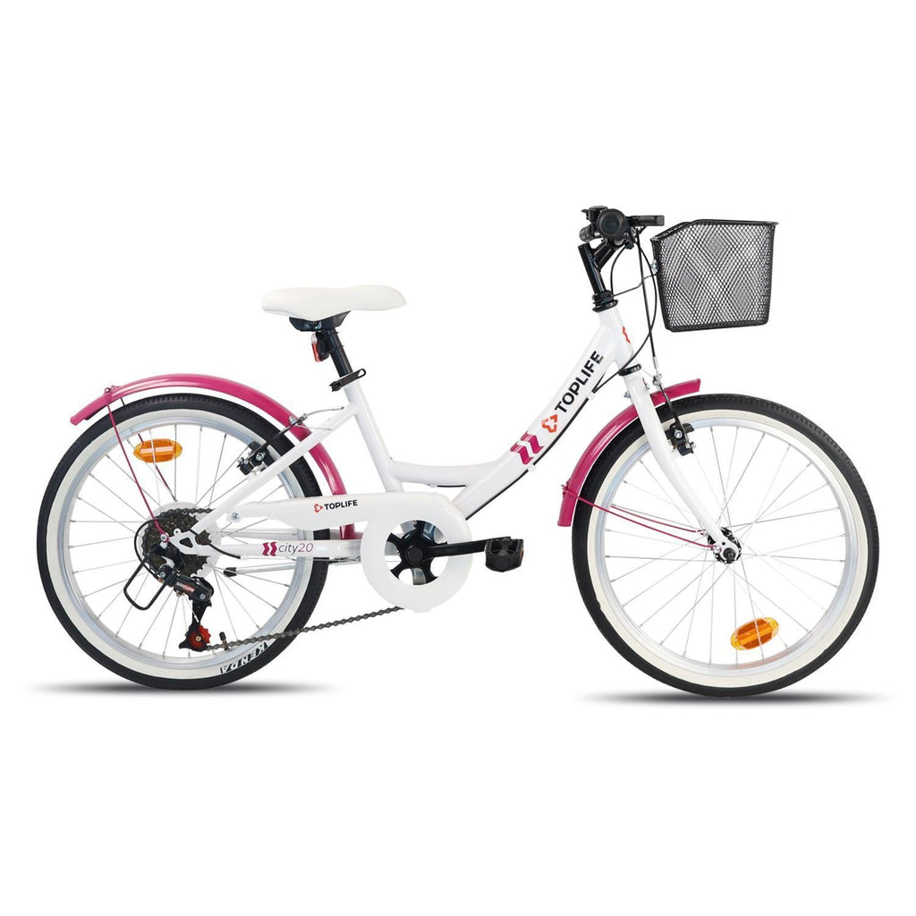 Toplife Vélo enfant 20'' avec panier