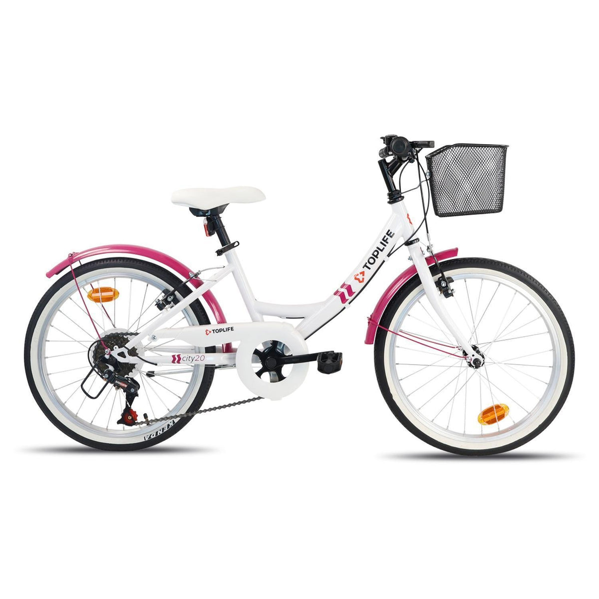 Toplife Vélo enfant 20'' avec panier