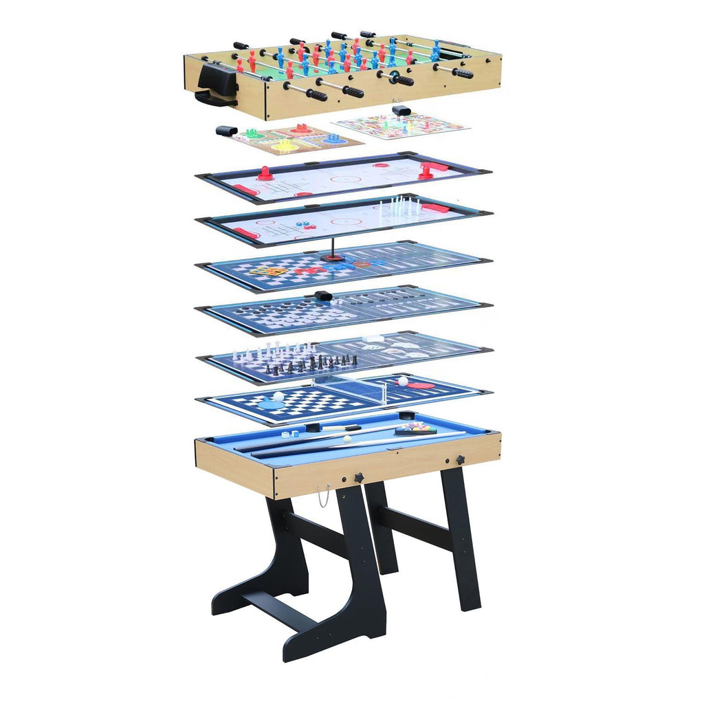 Toplife Table de Jeux 15 en 1 Pliable