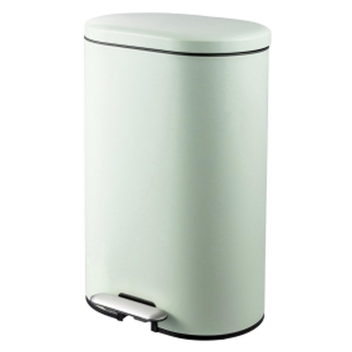 Poubelle en métal - vert - 30L