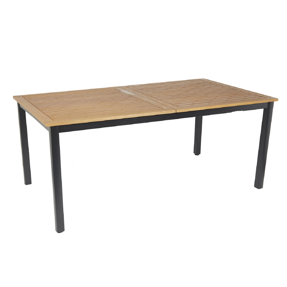 HYBA Table de Jardin Extensible 180/240cm en Bois Eucalyptus Gaya