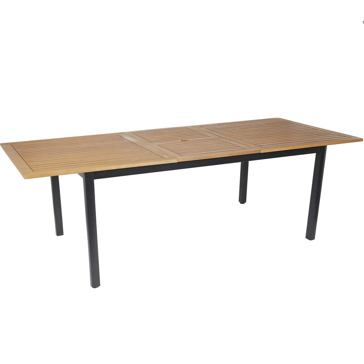 HYBA Table de Jardin Extensible 180/240cm en Bois Eucalyptus Gaya