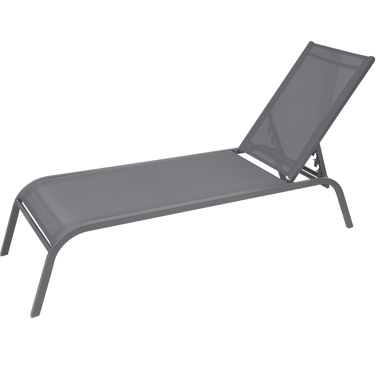 HYBA Bain de soleil aluminium gris Tello